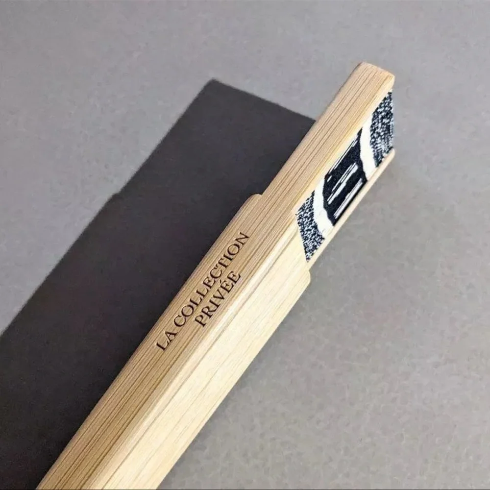 Christian Dior DIORIVIERA Folding Fan Navy Black Sensu Novelty NIP - Picture 3 of 3